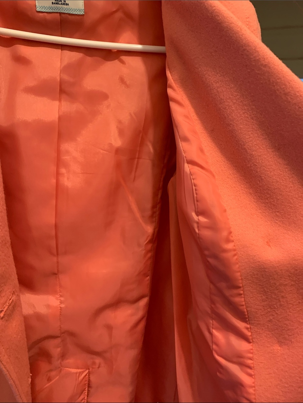 Old Navy Coral Double-Breasted Peacoat - Picture 5 of 8
